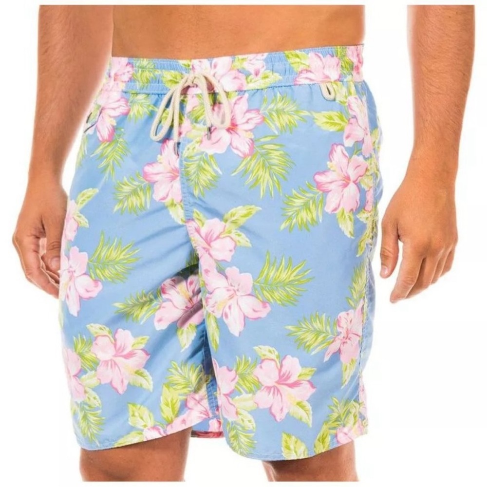 Polo Ralph Lauren Swim Trunks Hawaiian Print XL - Picture 8 of 8